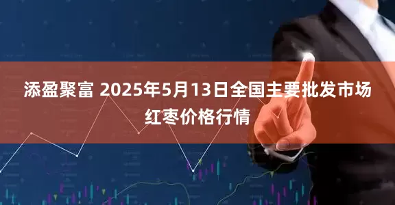 添盈聚富 2025年5月13日全国主要批发市场红枣价格行情